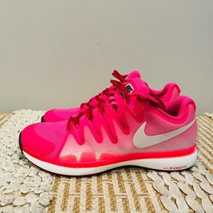 Women’s Nike Zoom Vapor 9.5 Tour 631475-616 Pink Running Shoes Sneakers Size 9